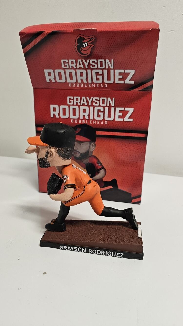 Grayson Rodriguez Baltimore Orioles Bobblehead SGA 2025 MLB NEW